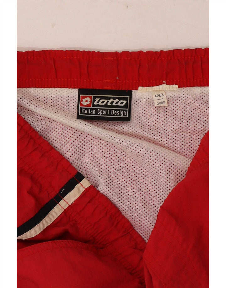 Lotto Mens Swimming Shorts XL  Red Striped