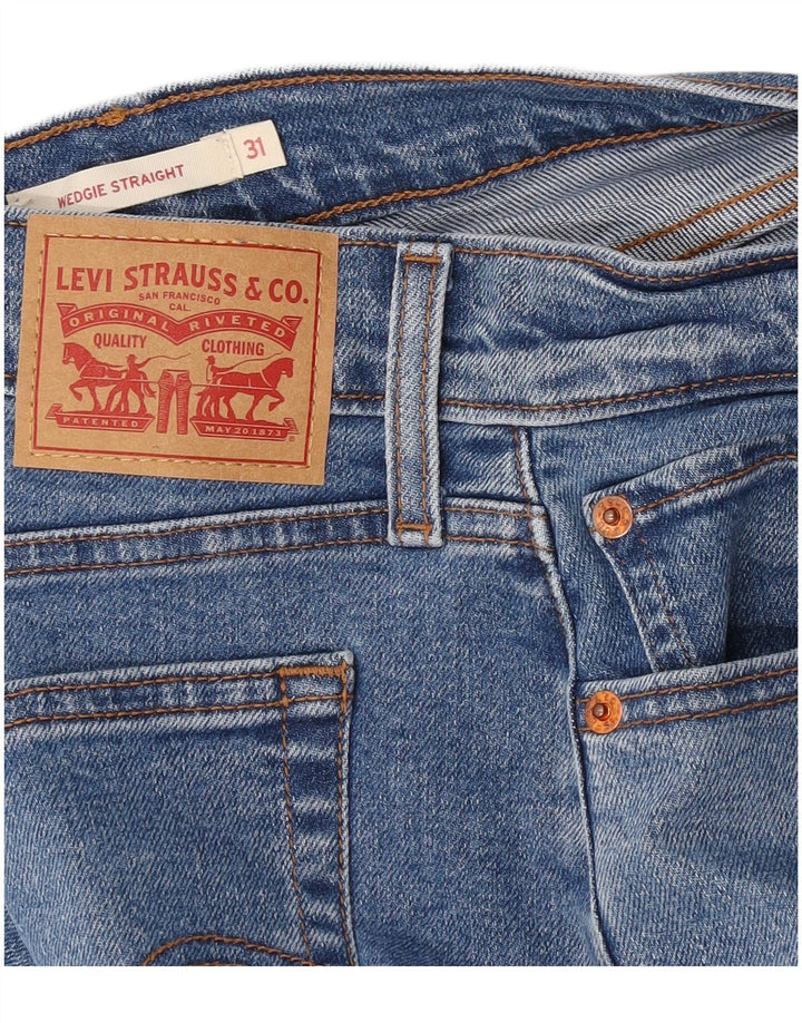 Levi's ženske ravne traperice Wedgie W31 L28 plave