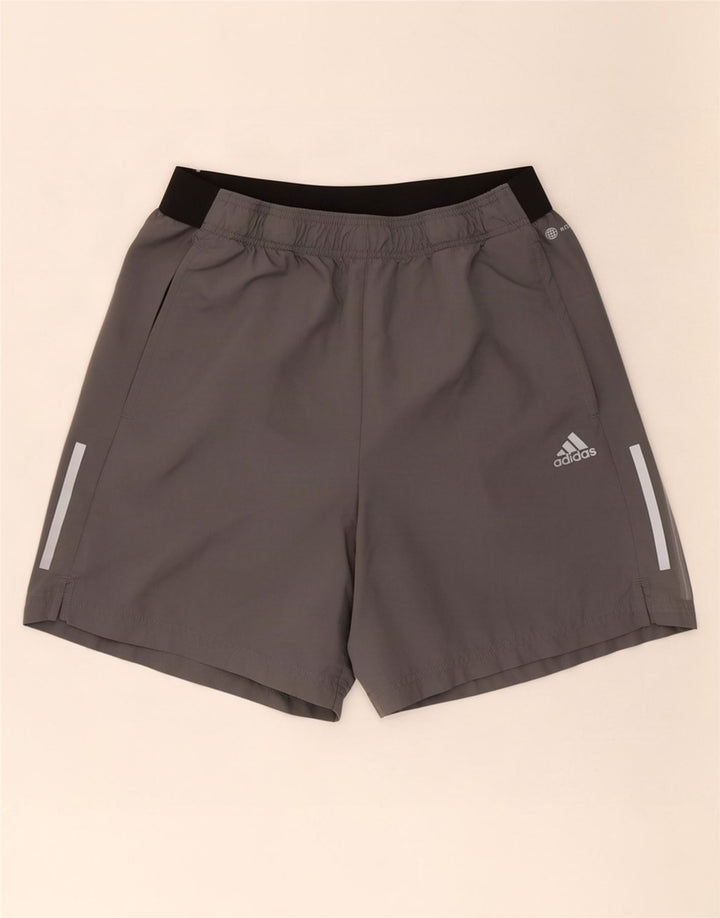 Adidas muške Aeroready sportske kratke hlače veliki sivi poliester u boji
