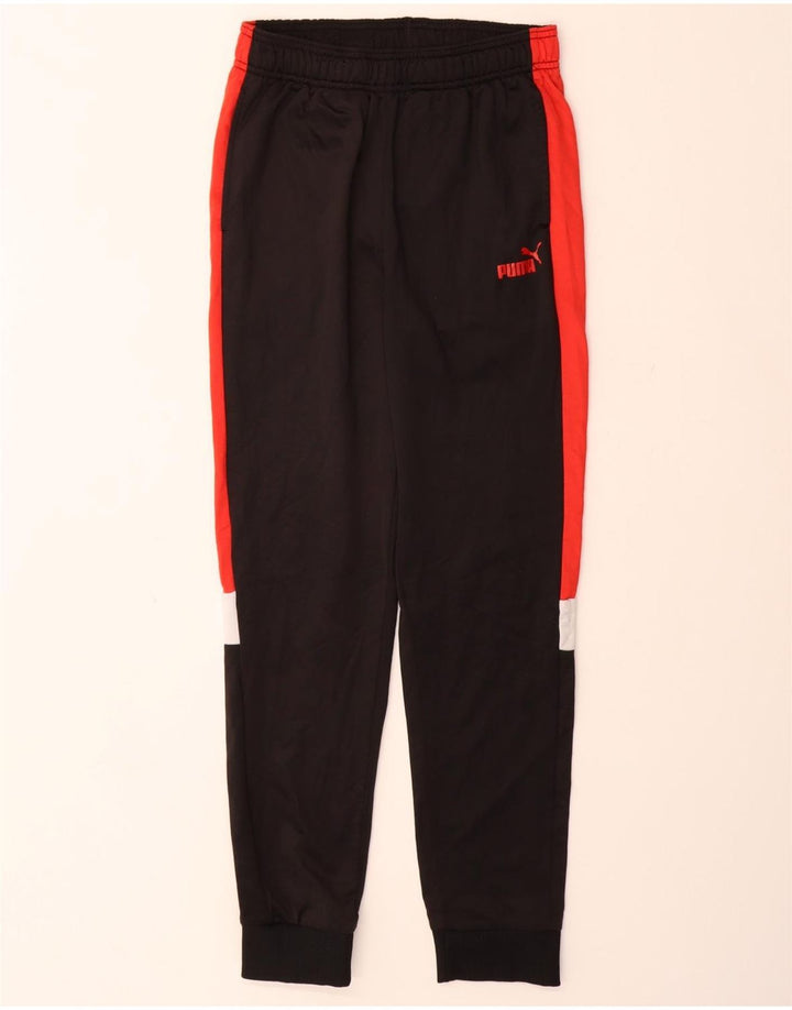 PUMA Trenirke Hlače Joggers 14-15 godina Black Colourblock