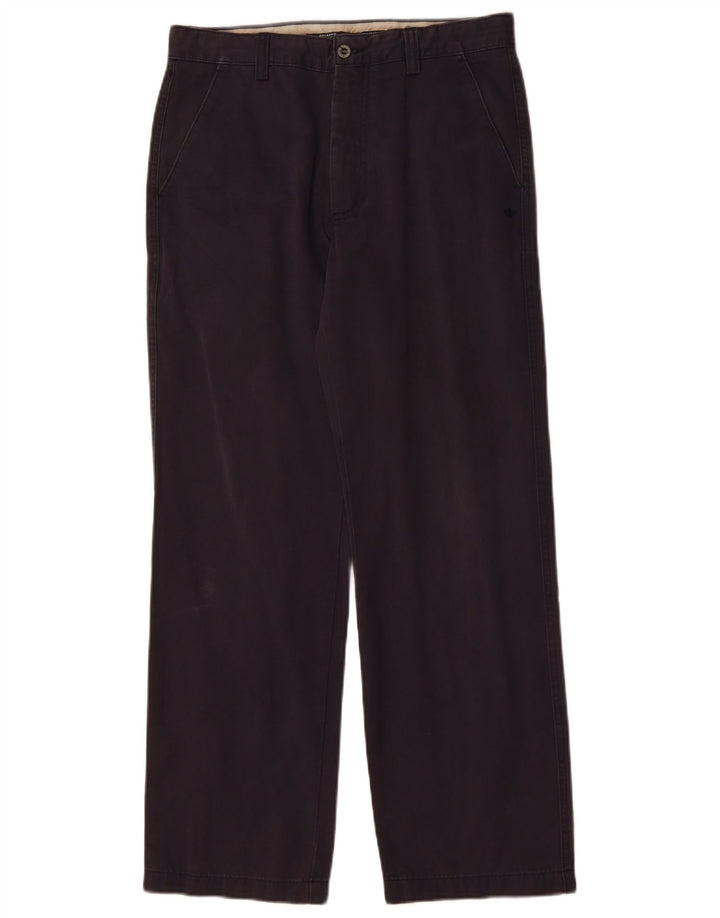 DOCKERS Ravne muške chino hlače W30 L30 tamnoplave