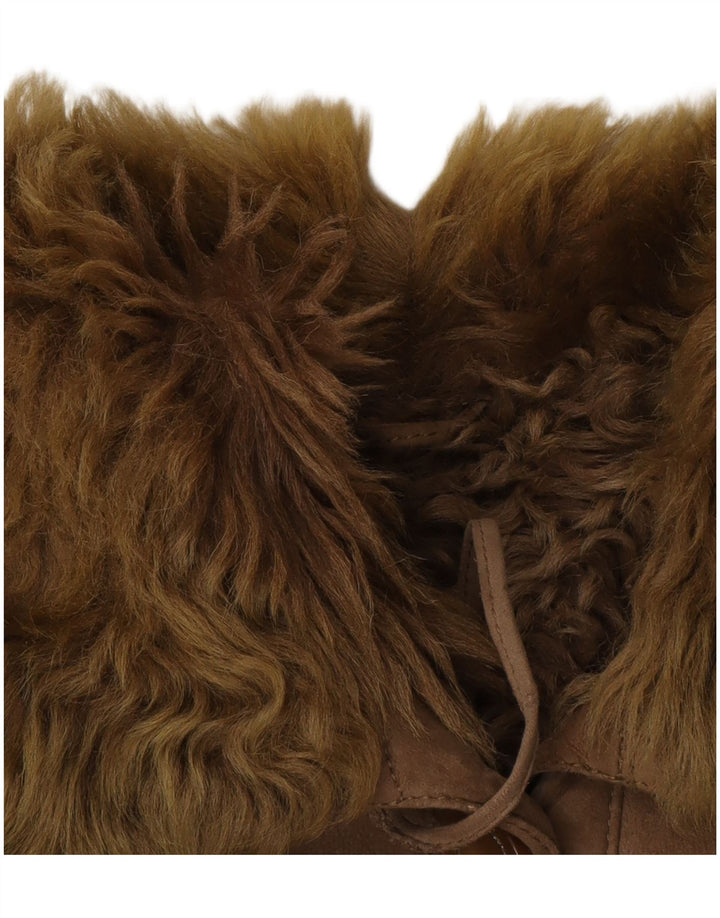 Vintage ženski preveliki kaput od šišmiša UK 10 Small Brown