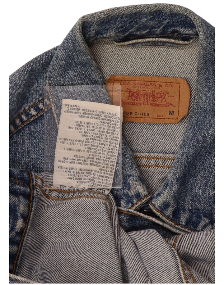 LEVI'S Denim jakna za djevojčice 10-11 godina srednje plavi pamuk