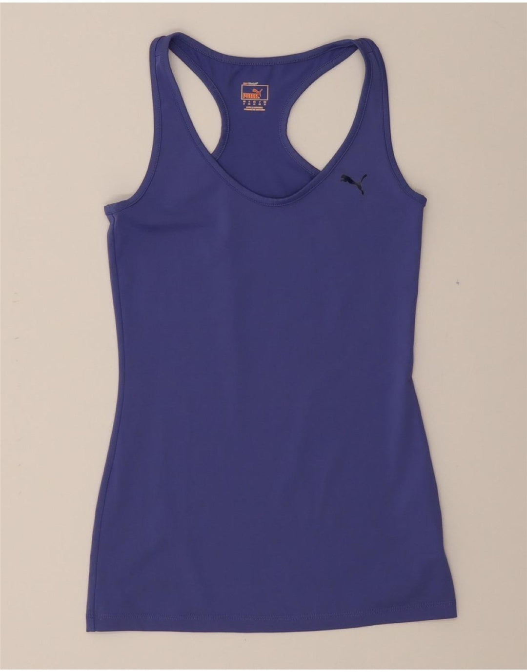 PUMA Womens Vest Top UK 10 Small Purple Polyester Vintage Puma and Second-Hand Puma from Messina Hembry 