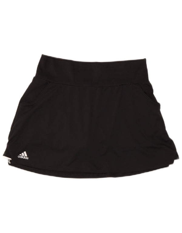 Adidas Womens Aeroready Skort UK 12/14 Medium Black Polyester