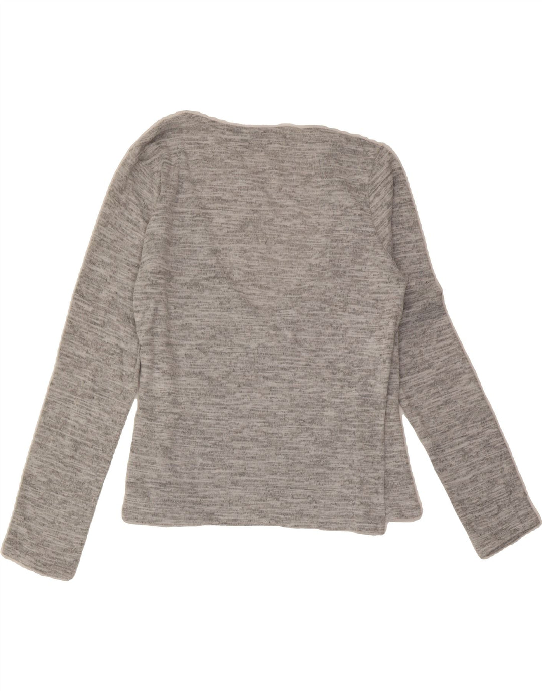 OASIS Womens Top Long Sleeve UK 14 Medium Grey Polyester Vintage Oasis and Second-Hand Oasis from Messina Hembry 