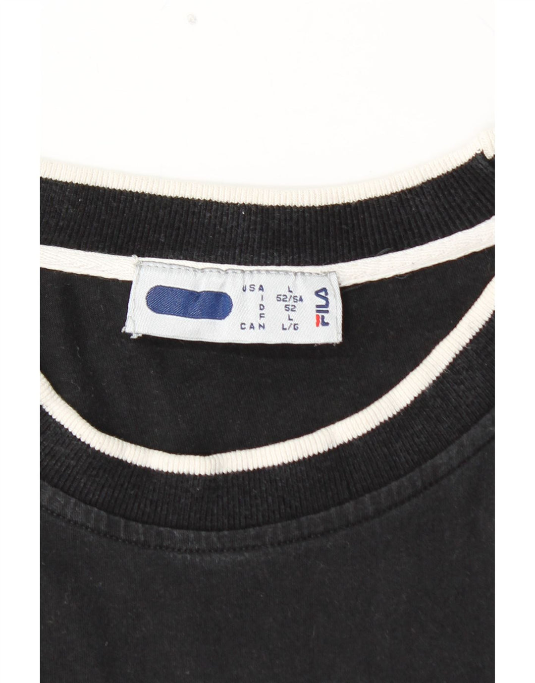 FILA Muška velika crna majica s grafičkim motivima