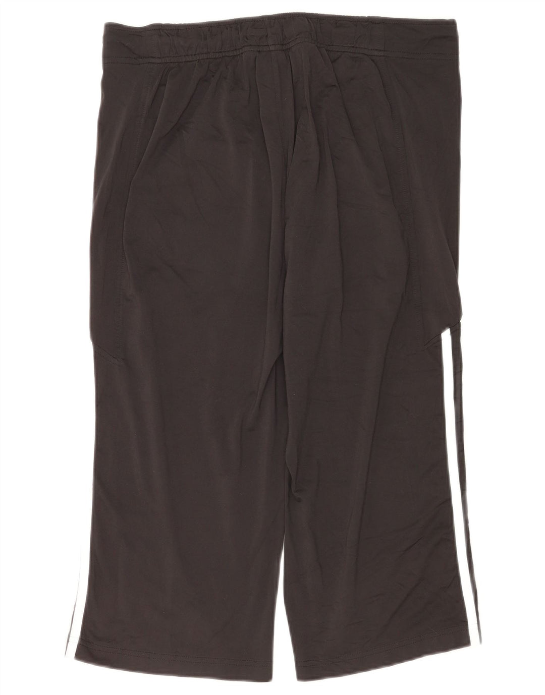 Adidas Ženske Capri Trenirke Hlače UK 14 Veliki crni poliester