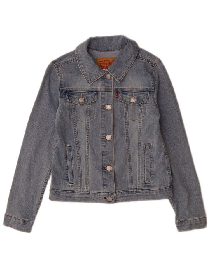 Levi's traper jakna za djevojčice 10-11 godina velika plava pamuk