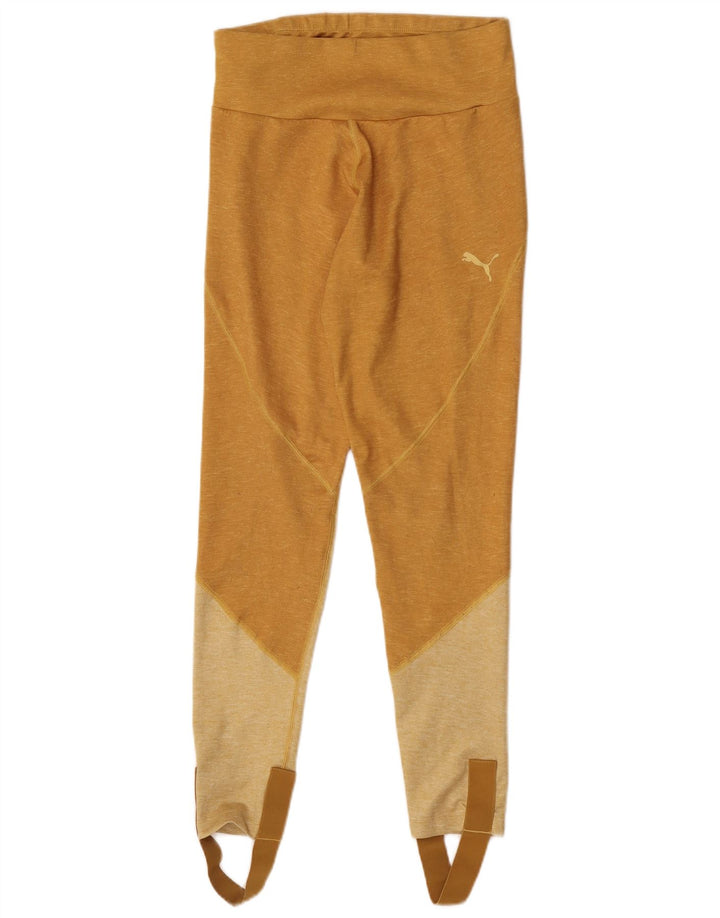 Puma ženske tajice sa stremenom UK 14 Large Yellow Colourblock poliester