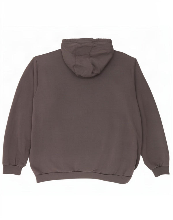 Adidas muška majica s kapuljačom 2XL sivi pamuk