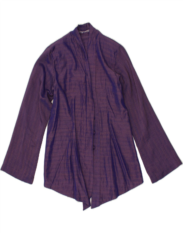 VINTAGE Womens Cardigan Top UK 12 Medium Purple Vintage Vintage and Second-Hand Vintage from Messina Hembry 