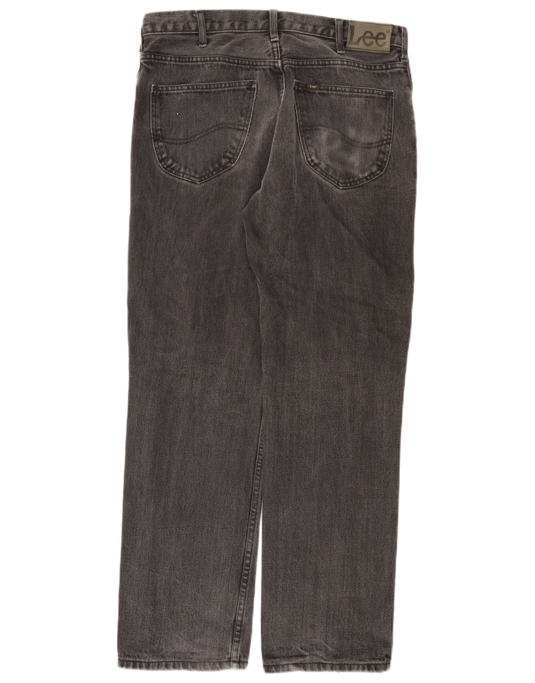 Lee Mens Brooklyn Straight Jeans W34 L30 Sivi pamuk