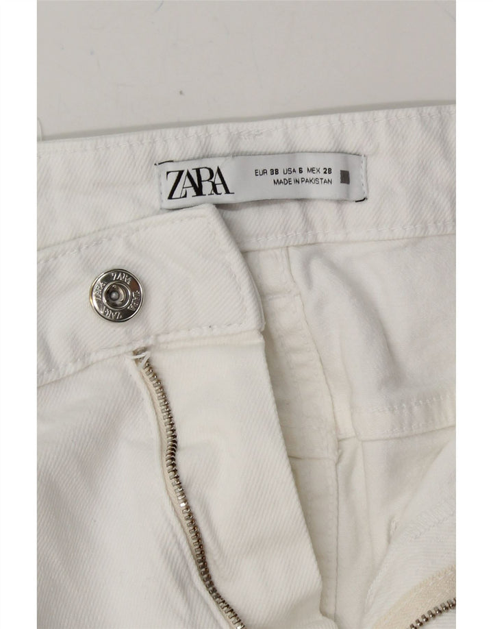 ZARA Womens Slim Jeans EU 38 Small W28 L27 White Vintage Zara and Second-Hand Zara from Messina Hembry 