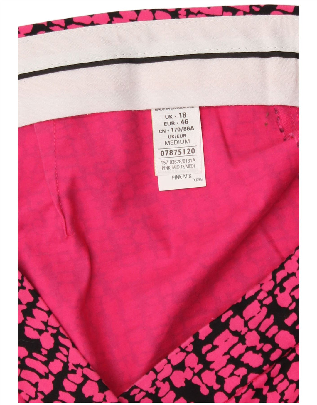 Marks & Spencer ženske skraćene hlače s apstraktnim uzorkom UK 18 XL W38 L25 P
