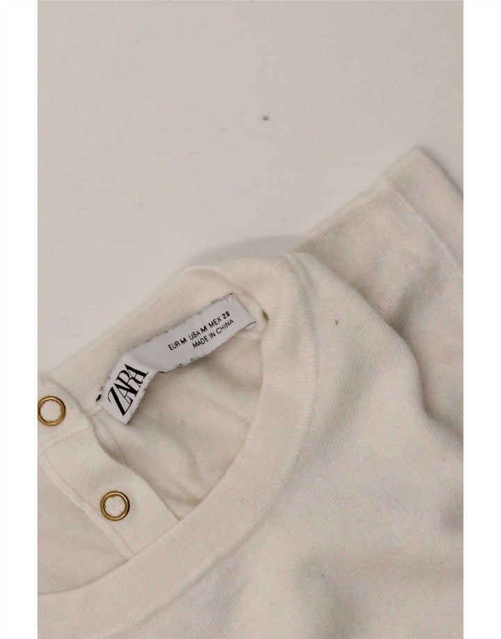 Zara ženski prsluk UK 12 Srednje bijeli