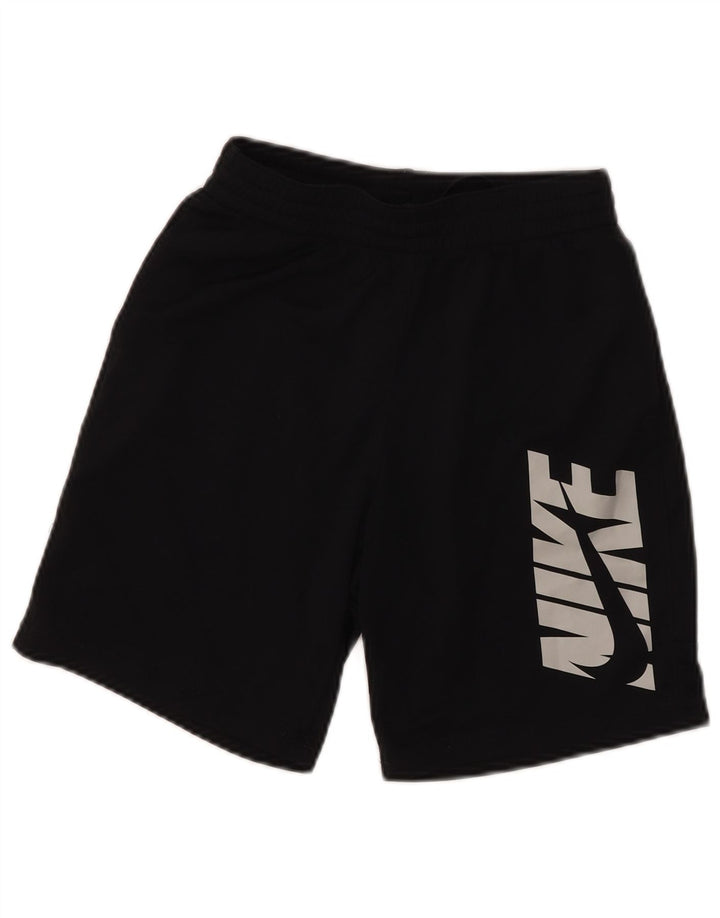 NIKE Boys Graphic Sport Shorts 7-8 Years Black Poliester