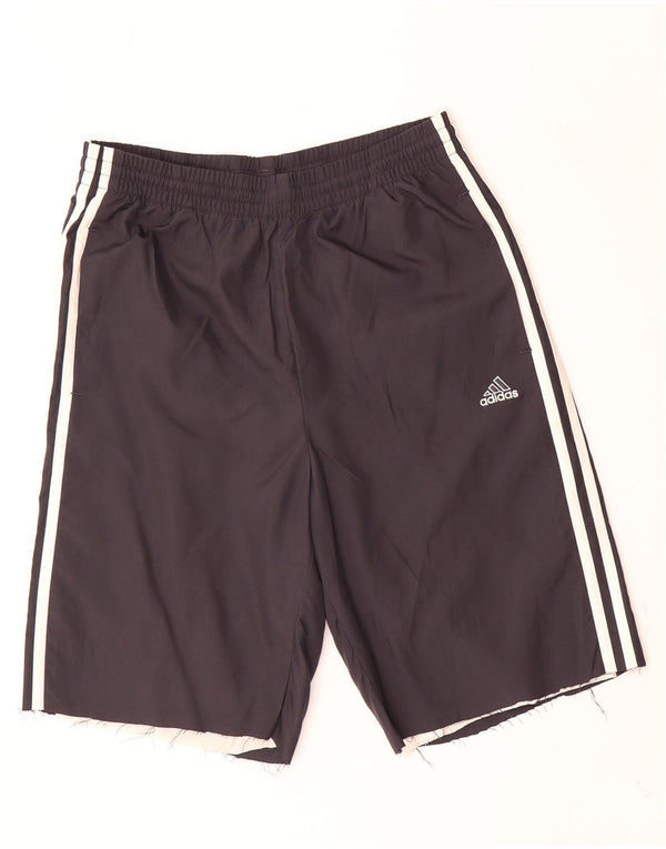 Adidas ženske sportske kratke hlače UK 10 male crne poliesterske