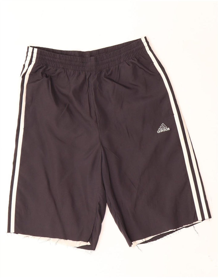 Adidas ženske sportske kratke hlače UK 10 male crne poliesterske