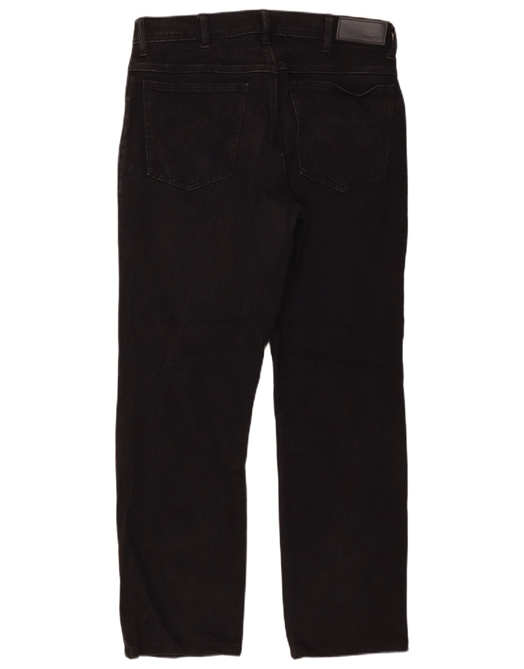 Wrangler muške ravne traperice W34 L29 crni pamuk