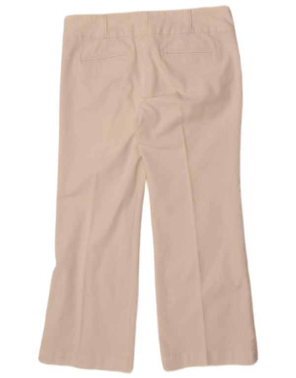 Monsoon ženske ravne chino hlače UK 16 Large W36 L29 Bijeli pamuk