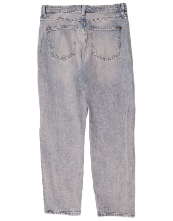 Marks & Spencer ženske Boyfriend uske traperice UK 12 srednje W32 L28 plava
