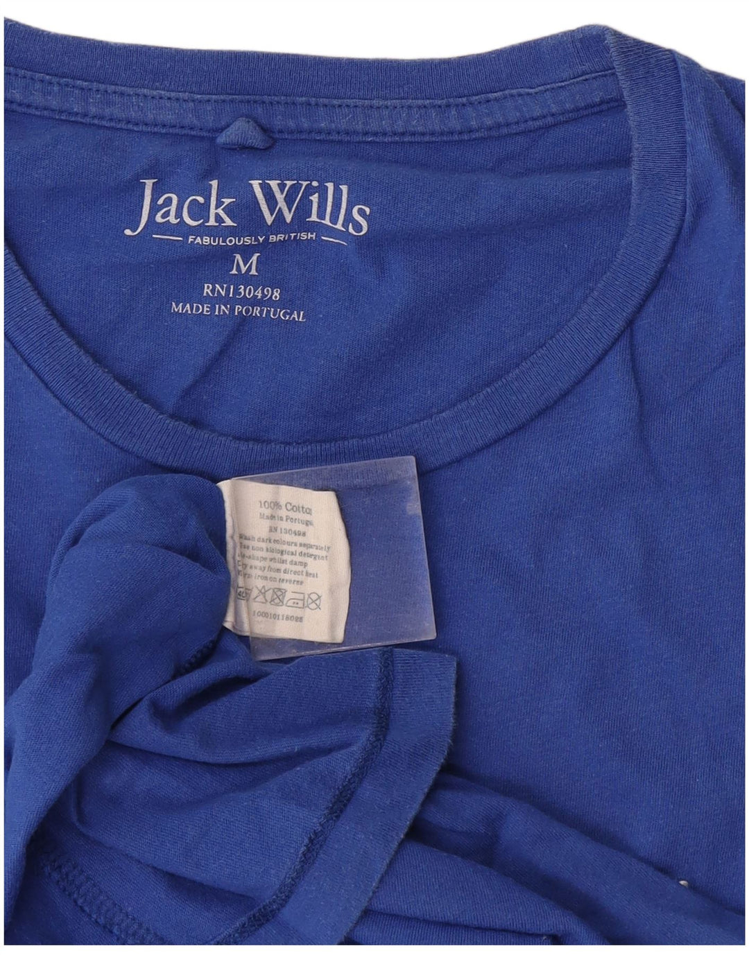 Jack Wills muška majica kratkih rukava Srednje plavi pamuk