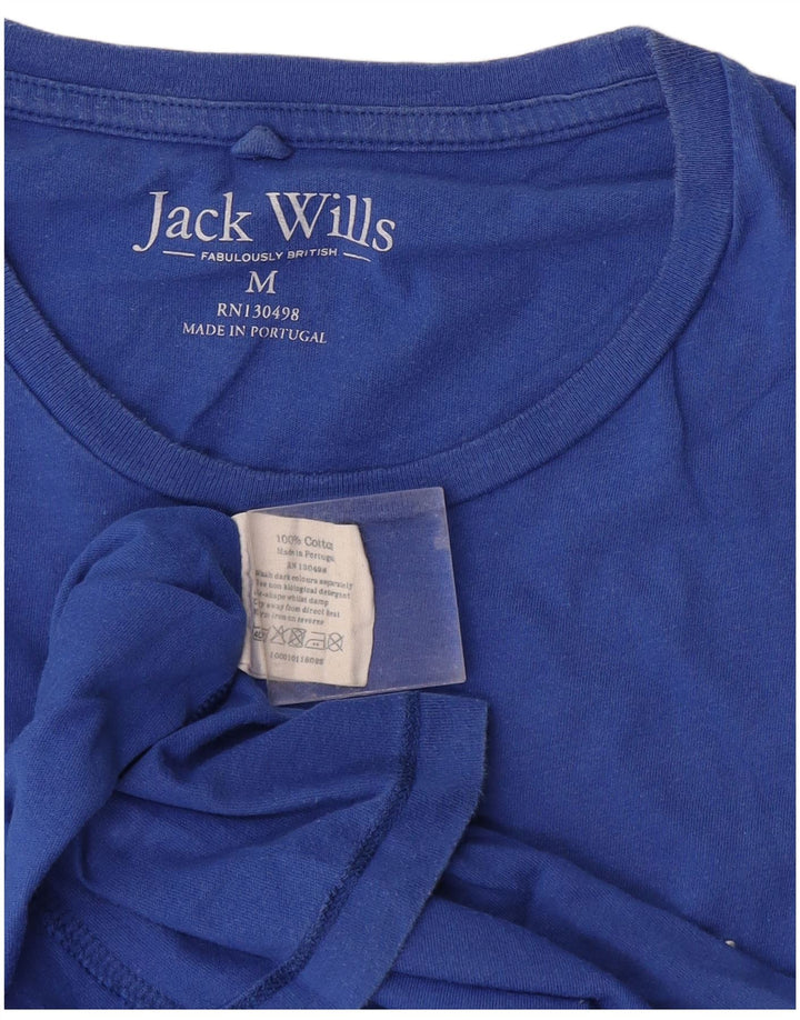 Jack Wills muška majica kratkih rukava Srednje plavi pamuk