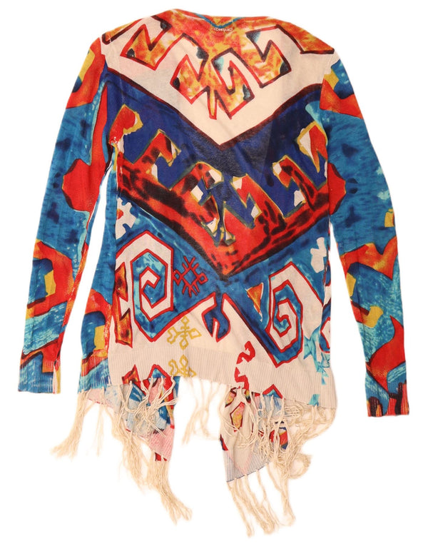 Desigual ženski dugi kardigan pulover UK 10 Small Multicolored