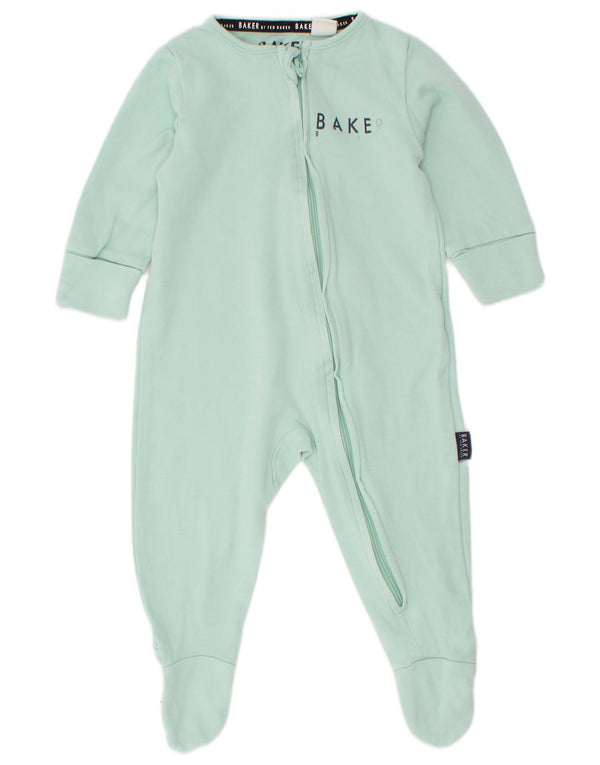 Ted Baker Baby Boys Kombinezon dugih rukava s grafikom 3-6 mjeseci Tirkiz