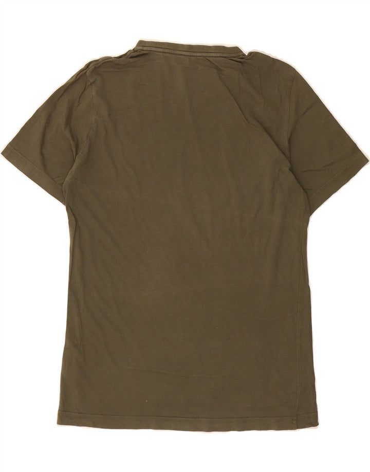 PUMA Mens Graphic T-Shirt Top Small Khaki Cotton Vintage Puma and Second-Hand Puma from Messina Hembry 