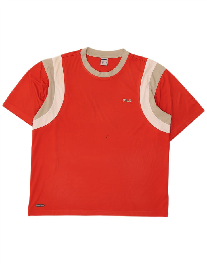 Fila muška majica kratkih rukava IT 52/54 velika crvena boja poliester