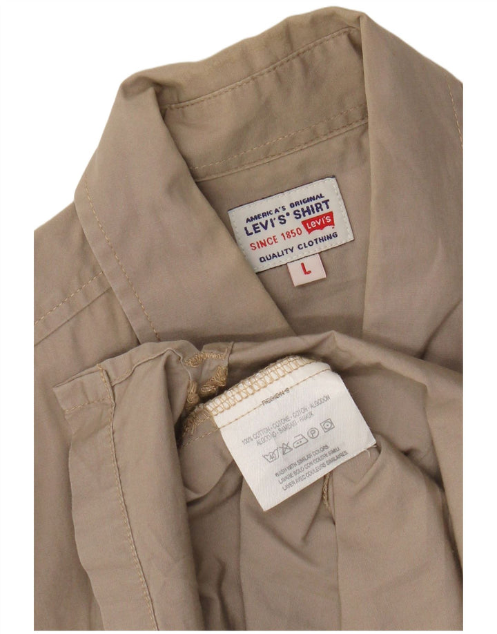 Levi's velika pamučna bež majica kratkih rukava