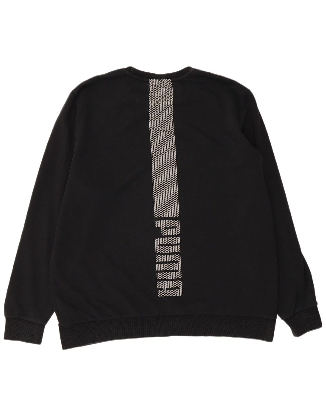 PUMA Mens Graphic Sweatshirt Jumper 2XL Black Cotton