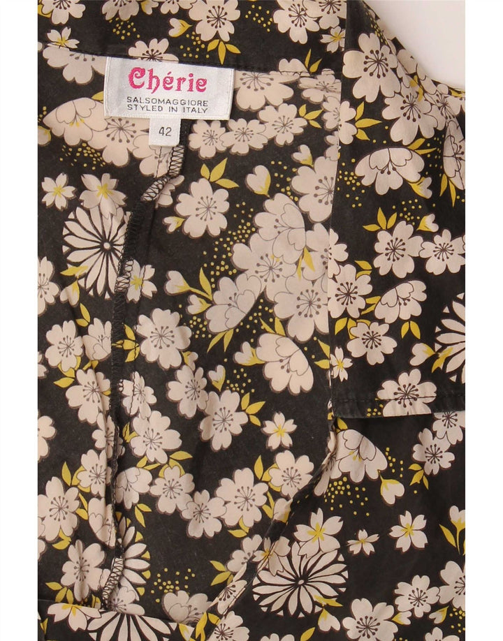 cherie Ženska bluza Top IT 42 Srednje crna cvjetna