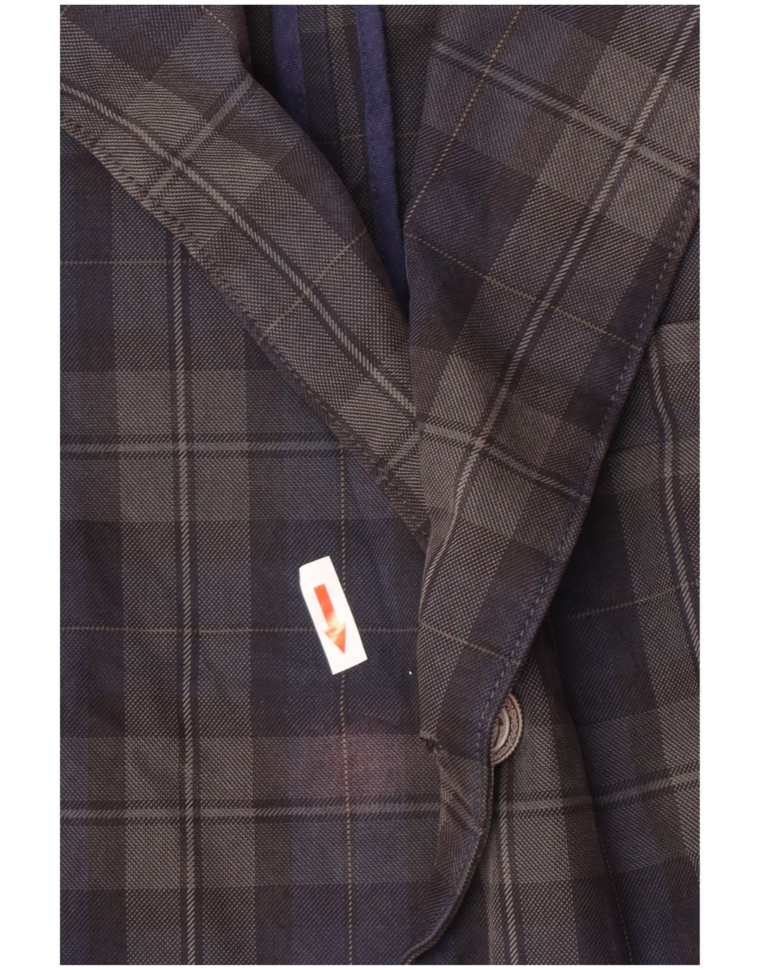 Jaggy muška jakna sa 3 gumba IT 48 srednje tamnoplavi karirani pamuk