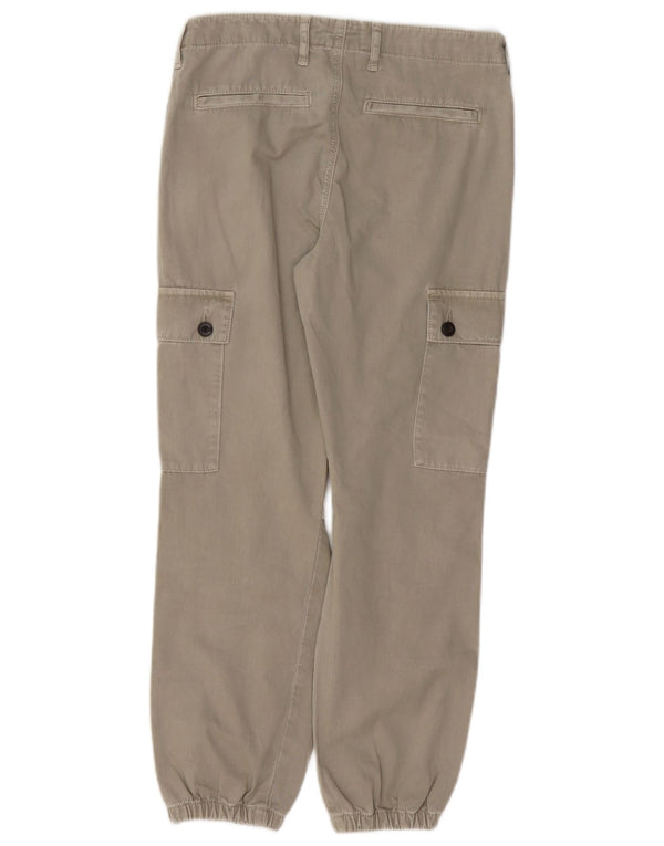 ZARA Ženske Joggers Cargo Hlače EU 34 2XS W30 L26 Kaki