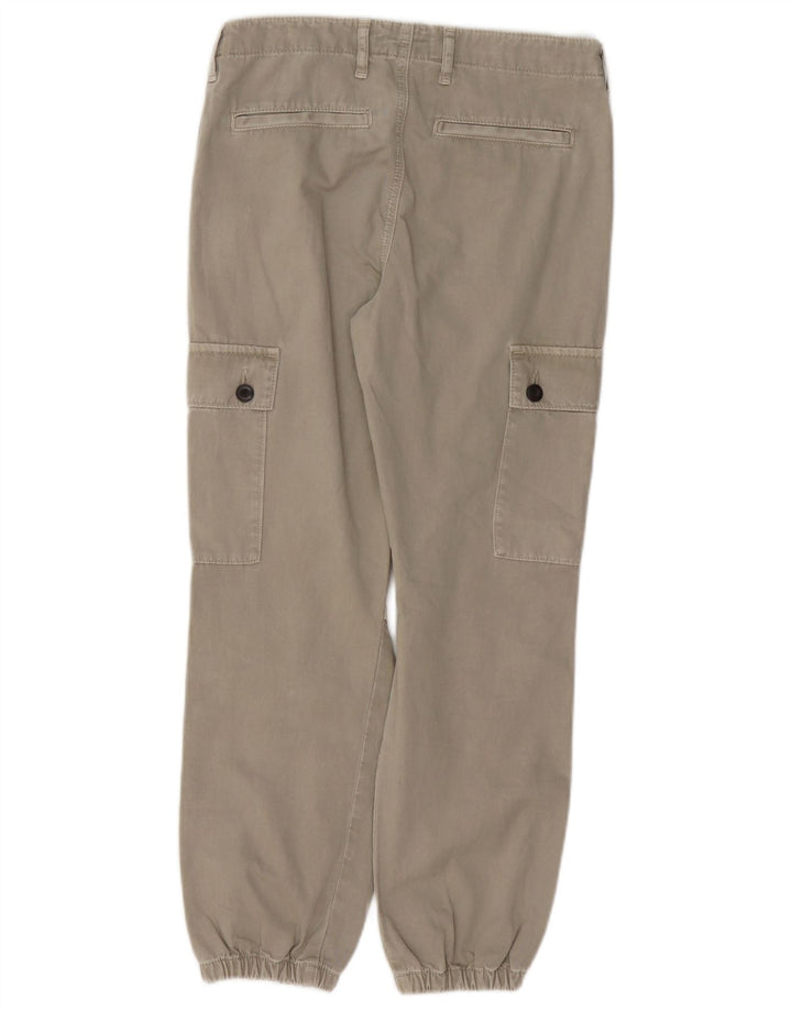 ZARA Ženske Joggers Cargo Hlače EU 34 2XS W30 L26 Kaki