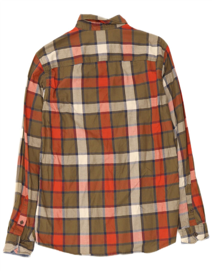 Jack & Jones muška flanelska košulja, srednji kaki karirani pamuk
