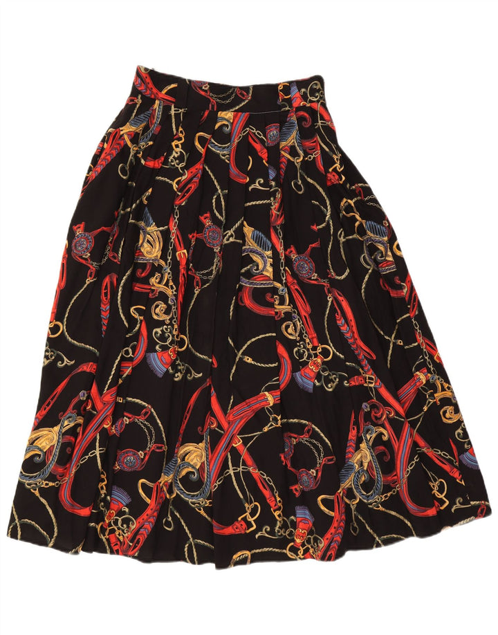 LOTZ Womens Abstract Pattern A-Line Skirt UK 14 Medium W28  Multicoloured