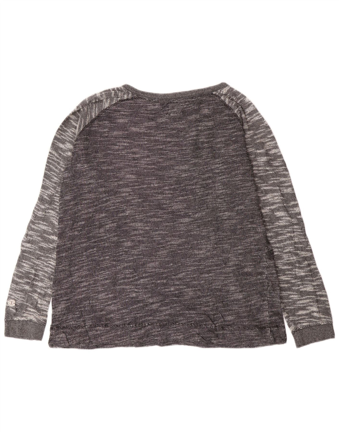 Champion ženska majica dugih rukava UK 18 XL sivi flekasti pamuk