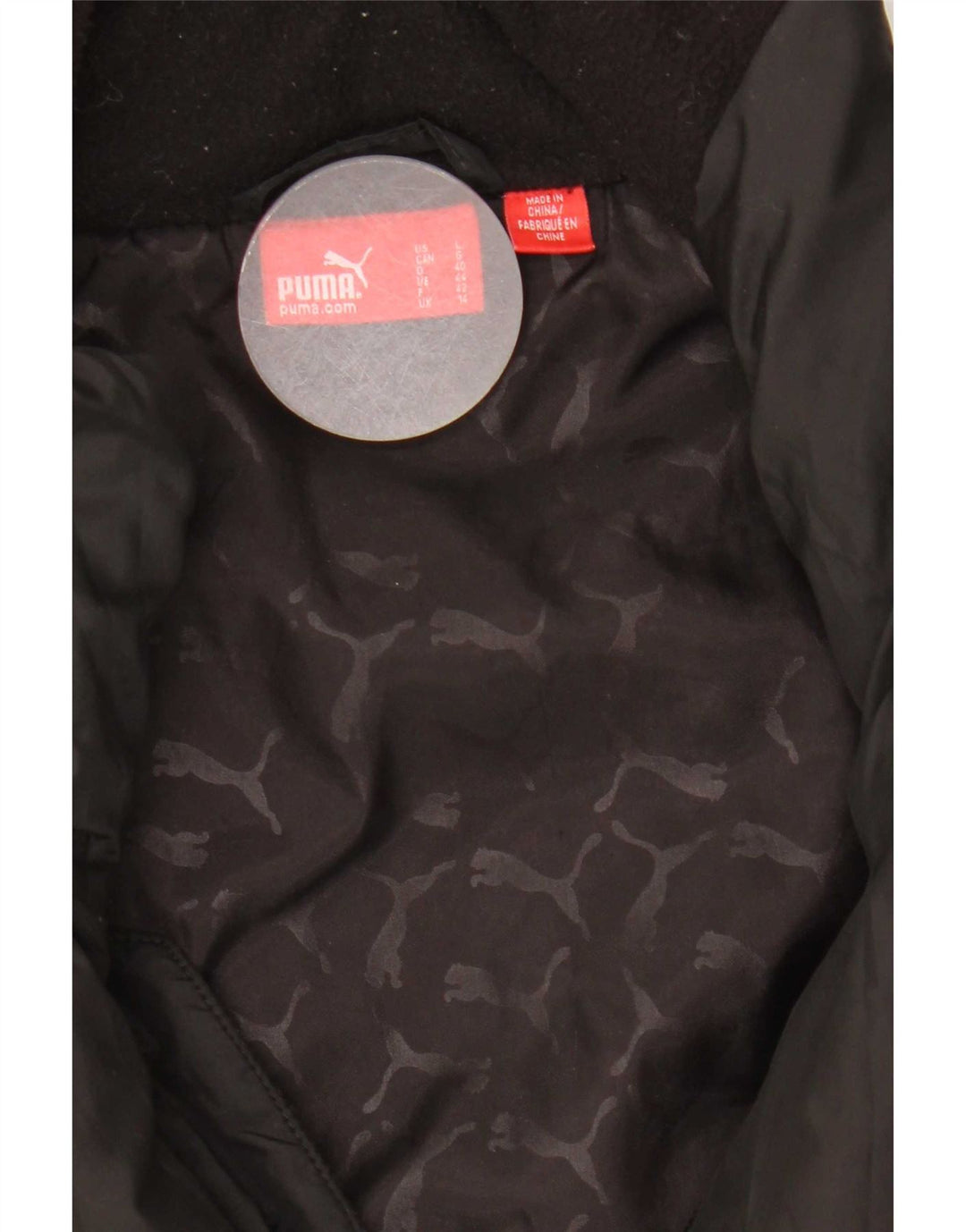 Puma ženska podstavljena jakna UK 14 Large Black