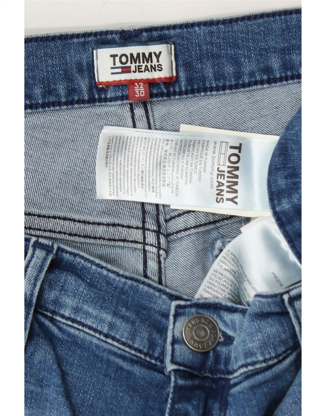 TOMMY HILFIGER Womens Bootcut Jeans W32 L30 Blue Cotton Vintage Tommy Hilfiger and Second-Hand Tommy Hilfiger from Messina Hembry 