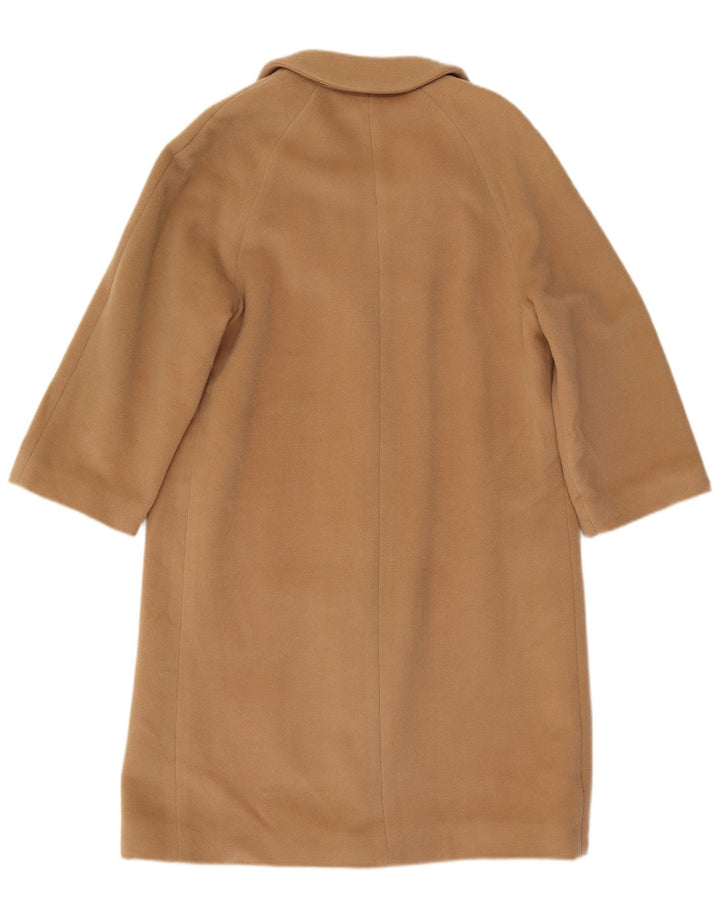 Vintage ženski preveliki kaput IT 40 Mala bež vuna