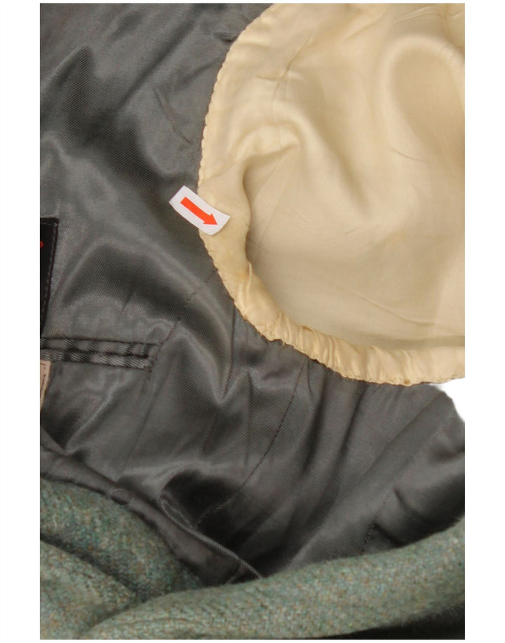 BURTON muška jakna sako s 2 gumba UK 38 Srednje zelena djevičanska vuna