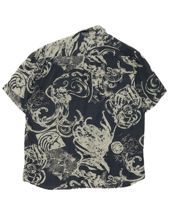 IZVJEŠĆE Muška košulja kratkih rukava veličine 41/42 Veliki tamnoplavi paisley