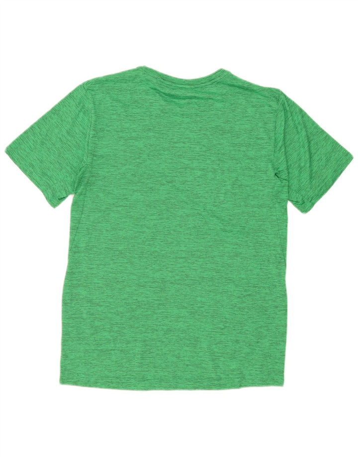 Nike Dri Fit majica kratkih rukava Srednje zeleni flekirani poliester