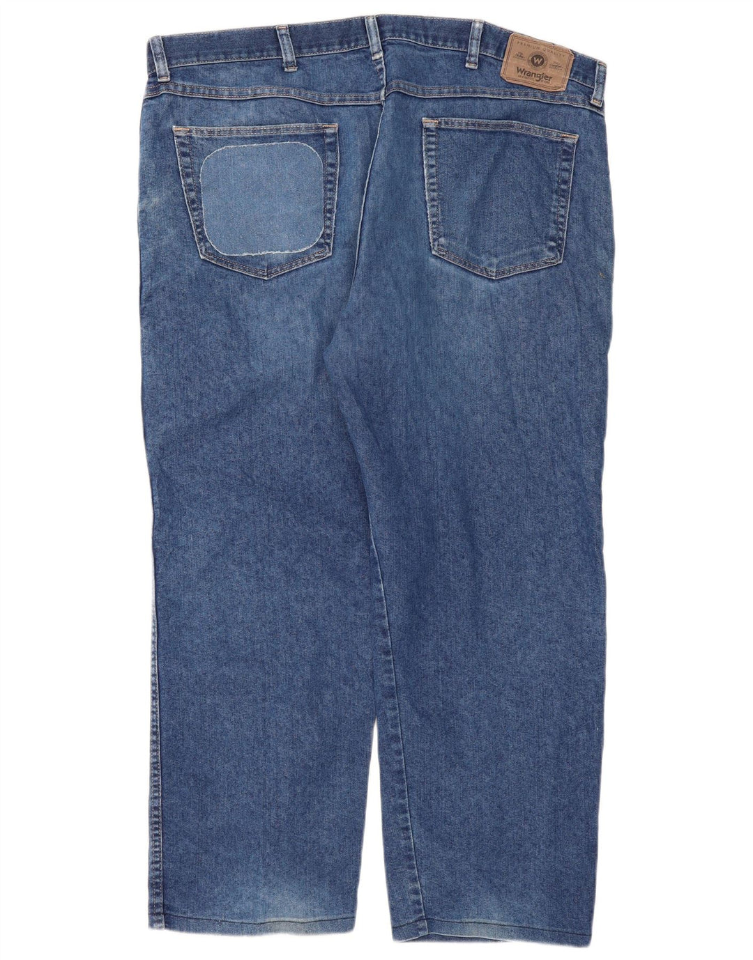 Wrangler ženske ravne traperice regularnog kroja W40 L29 plavi pamuk