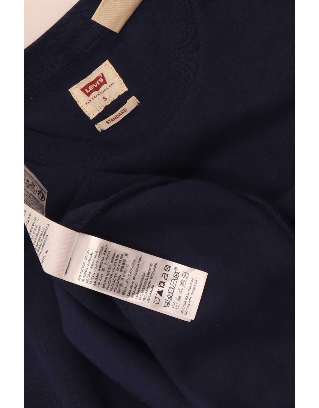 Levi's muški džemperi standardnog kroja Graphic Classic, mali tamnoplavi