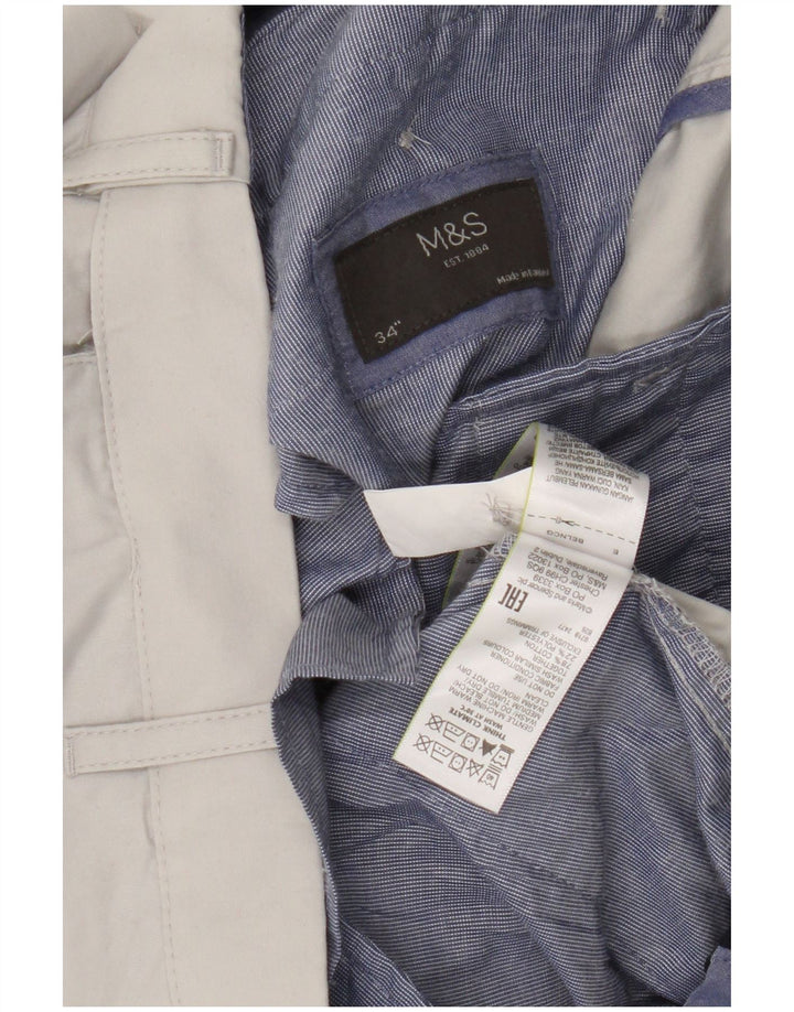 Marks & Spencer muške chino kratke hlače W34 veliki bež pamuk